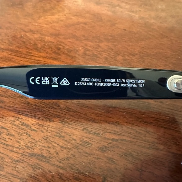 Ray-Ban | Meta Wayfarer Smart Glasses, Black RW4006 - Picture 6 of 12